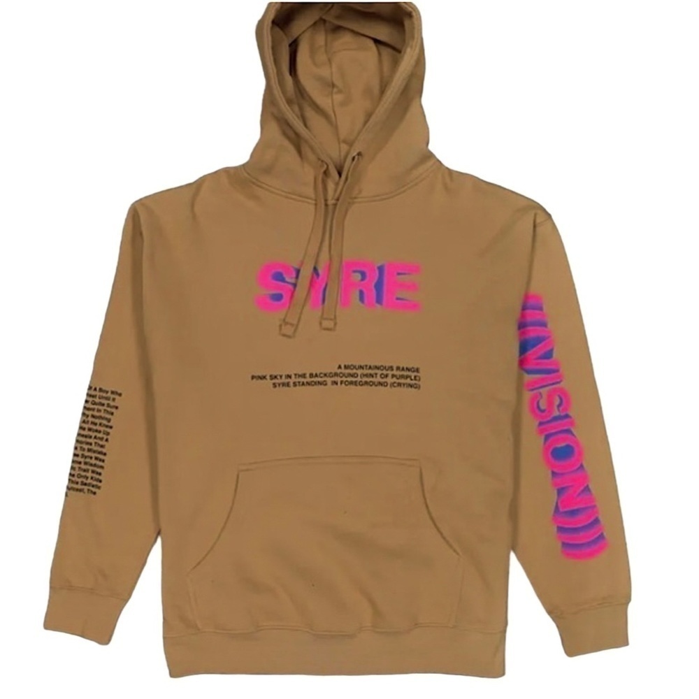MSFTS REP x Jaden Smith SYRE Tour Hoodie S Brown